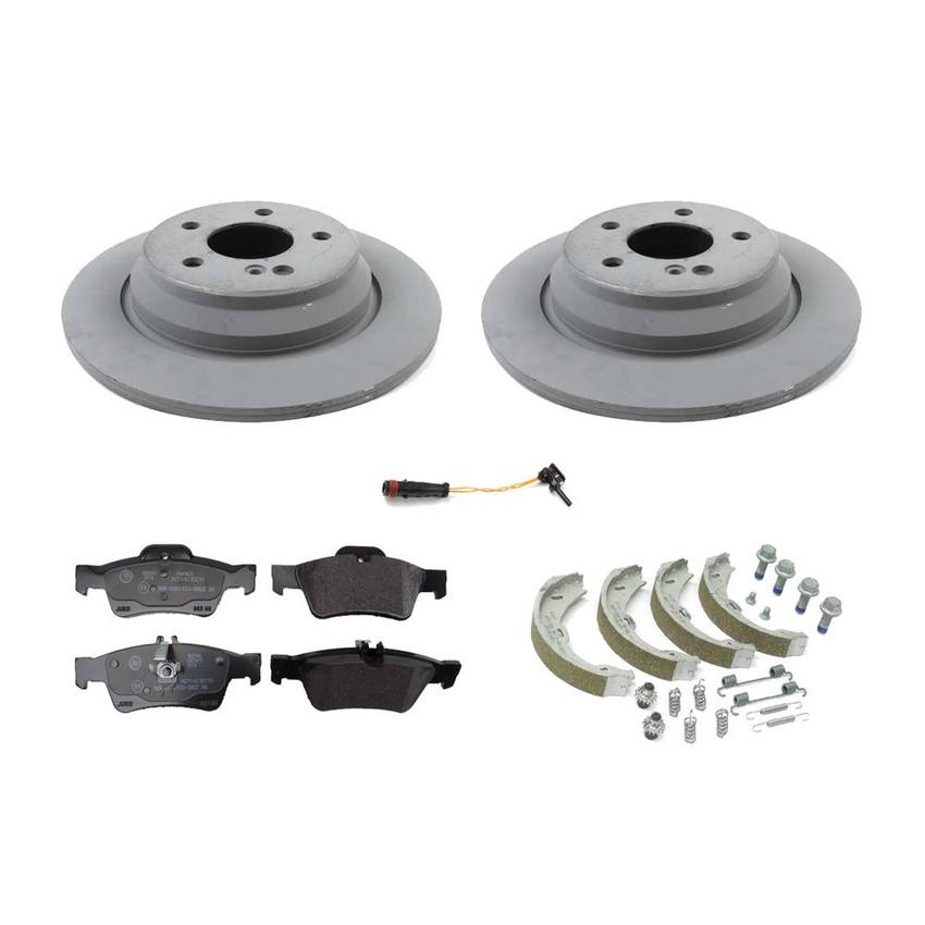 Mercedes Disc Brake Pad and Rotor Kit - Rear (300mm) 220423011264